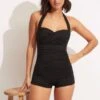 Seafolly Collective Boyleg One Piece - Black -Outlet Seafolly Store 10316 942 Black 1