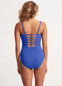Willow DD One Piece - Azure -Outlet Seafolly Store 10911DD924 Azure 5