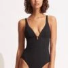 Willow One Piece - Black -Outlet Seafolly Store 10993 924 Black 2