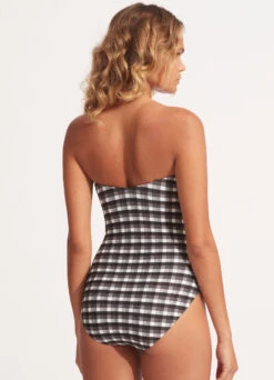 Portofino DD Bandeau One Piece - Black -Outlet Seafolly Store 11011DD939 Black 3