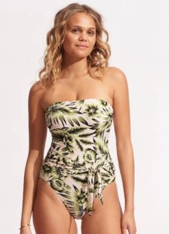 Island In The Sun DD Bandeau One Piece - Avocado 8 Island In The Sun DD Bandeau One Piece - Avocado -Outlet Seafolly Store 11018DD946 Avocado 2