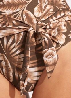 Island In The Sun DD Bandeau One Piece - Tiramisu -Outlet Seafolly Store 11018DD946 Tiramisu 5
