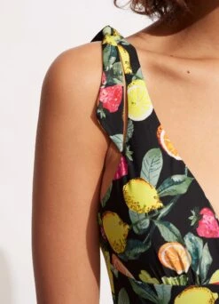 Lemoncello V Neck One Piece - Black -Outlet Seafolly Store 11041 945 Black 5