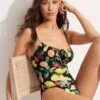 Lemoncello Underwire One Piece - Black 1 Lemoncello Underwire One Piece - Black -Outlet Seafolly Store 11052 945 Black 1