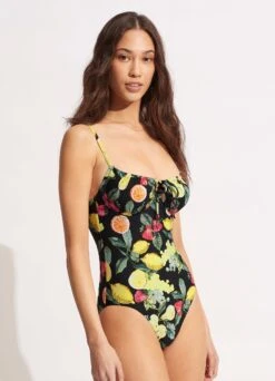 Lemoncello Underwire One Piece - Black 9 Lemoncello Underwire One Piece - Black -Outlet Seafolly Store 11052 945 Black 3