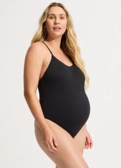 Sea Dive Scoop Neck One Piece - Black -Outlet Seafolly Store 11065 861 Black 1
