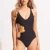 Palm Springs DD One Piece - Black 1 Palm Springs DD One Piece - Black -Outlet Seafolly Store 11066DD703 Black 3