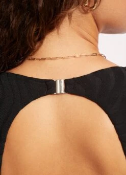 Second Wave V Neck Long Sleeve Surfsuit - Black 11 Second Wave V Neck Long Sleeve Surfsuit - Black -Outlet Seafolly Store 11074 968 Black 5