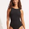 Sea Dive High Neck One Piece - Black 1 Sea Dive High Neck One Piece - Black -Outlet Seafolly Store 11078 861 Black 3
