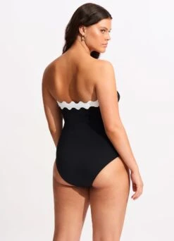 Gia Ric Rac One Piece - Black -Outlet Seafolly Store 11097 717 Black 7