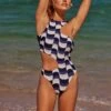 Modern Take Cut-Out One Piece - Black -Outlet Seafolly Store 11108 021 Black 1