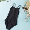 Girls Summer Essential Crossover Strap One Piece - Black 2 Girls Summer Essential Crossover Strap One Piece - Black -Outlet Seafolly Store 15736 Black 1