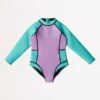 Girls L/S Wetsuit - Violet Splice 1 Girls L/S Wetsuit - Violet Splice -Outlet Seafolly Store 15760T VioletSpli 1