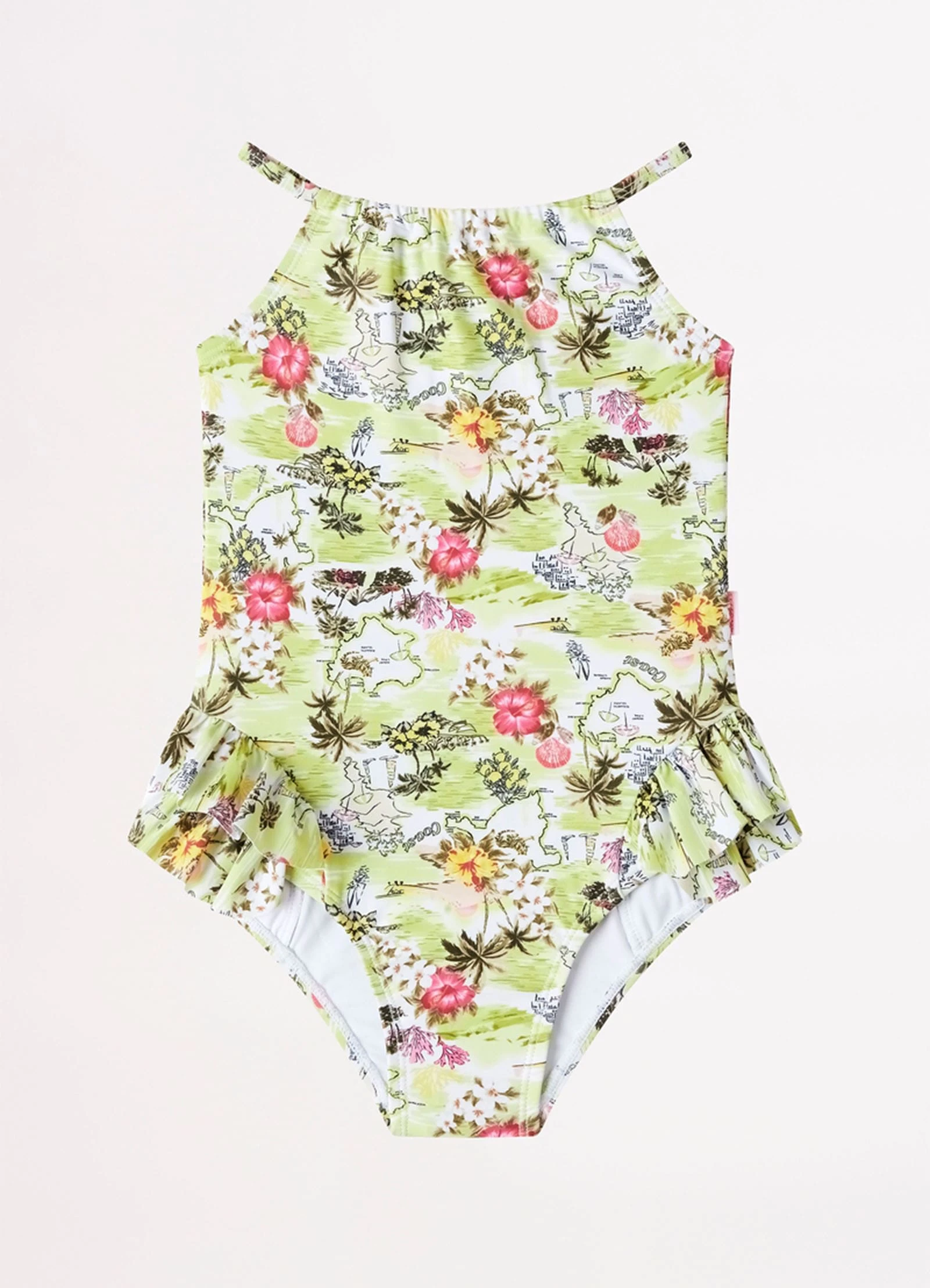 Girls Coast To Coast Halter Neck One - Lime Coast 5 Girls Coast To Coast Halter Neck One - Lime Coast - Image 3