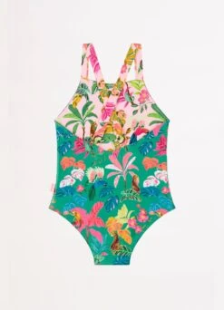 Tropical Dreams Girls Reversible One Piece - Tropical -Outlet Seafolly Store 15864T Tropical 2