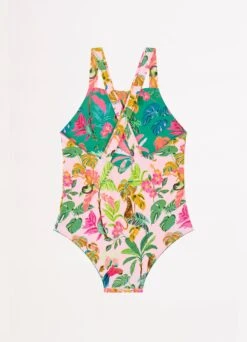 Tropical Dreams Girls Reversible One Piece - Tropical -Outlet Seafolly Store 15864T Tropical 4