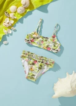 Girls Coast To Coast Bikini Set - Lime Coast