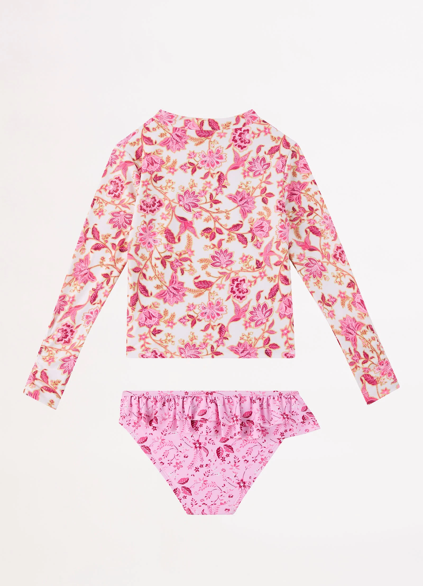 Silk Road Girls Ruffle Brief Surf Set - Spice 5 Silk Road Girls Ruffle Brief Surf Set - Spice - Image 3