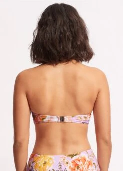 Paradise Garden Bustier Bandeau - Lilac 11 Paradise Garden Bustier Bandeau - Lilac -Outlet Seafolly Store 30574 960 Lilac 4