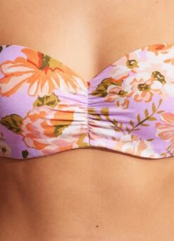 Paradise Garden Bustier Bandeau - Lilac 12 Paradise Garden Bustier Bandeau - Lilac -Outlet Seafolly Store 30574 960 Lilac 5