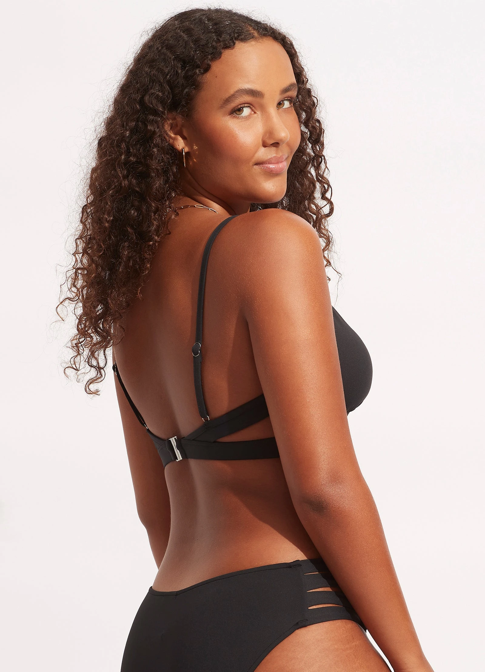 Seafolly Collective Hybrid Bralette - Black 10 Seafolly Collective Hybrid Bralette - Black - Image 8