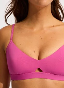 Seafolly Collective Hybrid Bralette - Hot Pink 11 Seafolly Collective Hybrid Bralette - Hot Pink -Outlet Seafolly Store 30580 942 Hot 20Pink 7