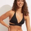Seafolly Collective Halter Bra - Black -Outlet Seafolly Store 30645 942 Black 1
