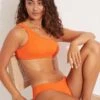 Sea Dive One Shoulder Top - Spicy Orange -Outlet Seafolly Store 31018 861 SpicyOrang 1
