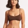 Sea Dive Bralette - Tiramisu 2 Sea Dive Bralette - Tiramisu -Outlet Seafolly Store 31173 861 Tiramisu 1