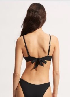 Seafolly Collective Split Underwire Bra - Black -Outlet Seafolly Store 31216 942 Black 4