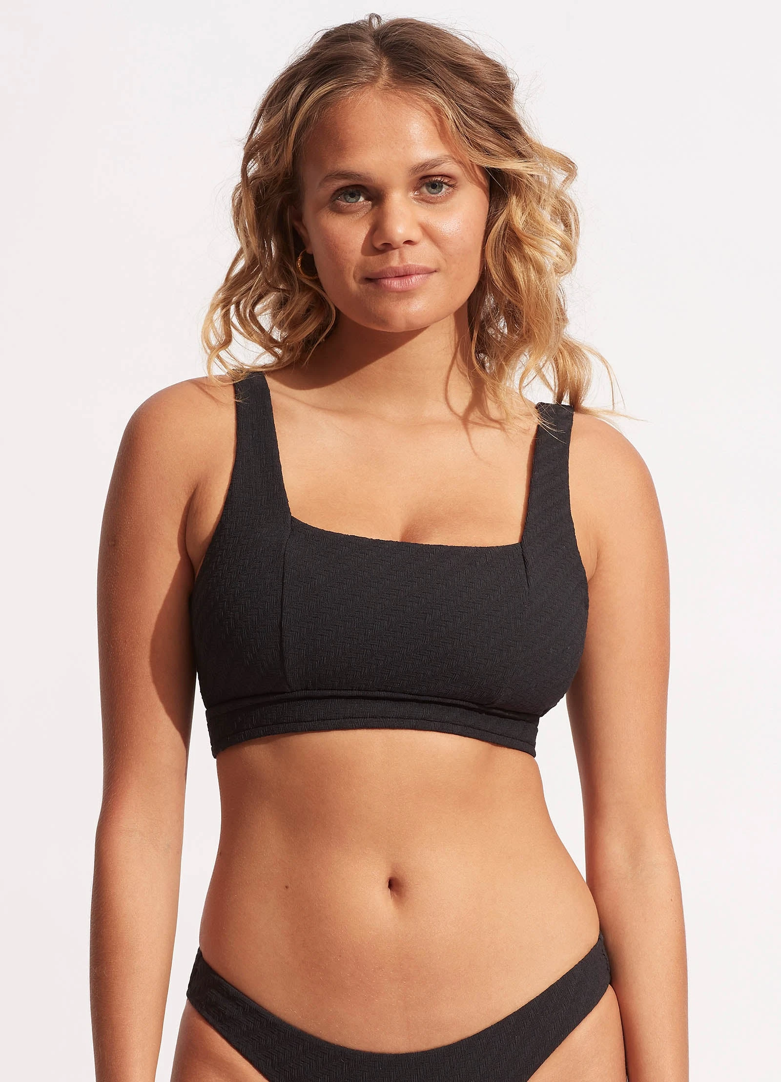 Willow D Cup Tank Bra - Black 4 Willow D Cup Tank Bra - Black - Image 2