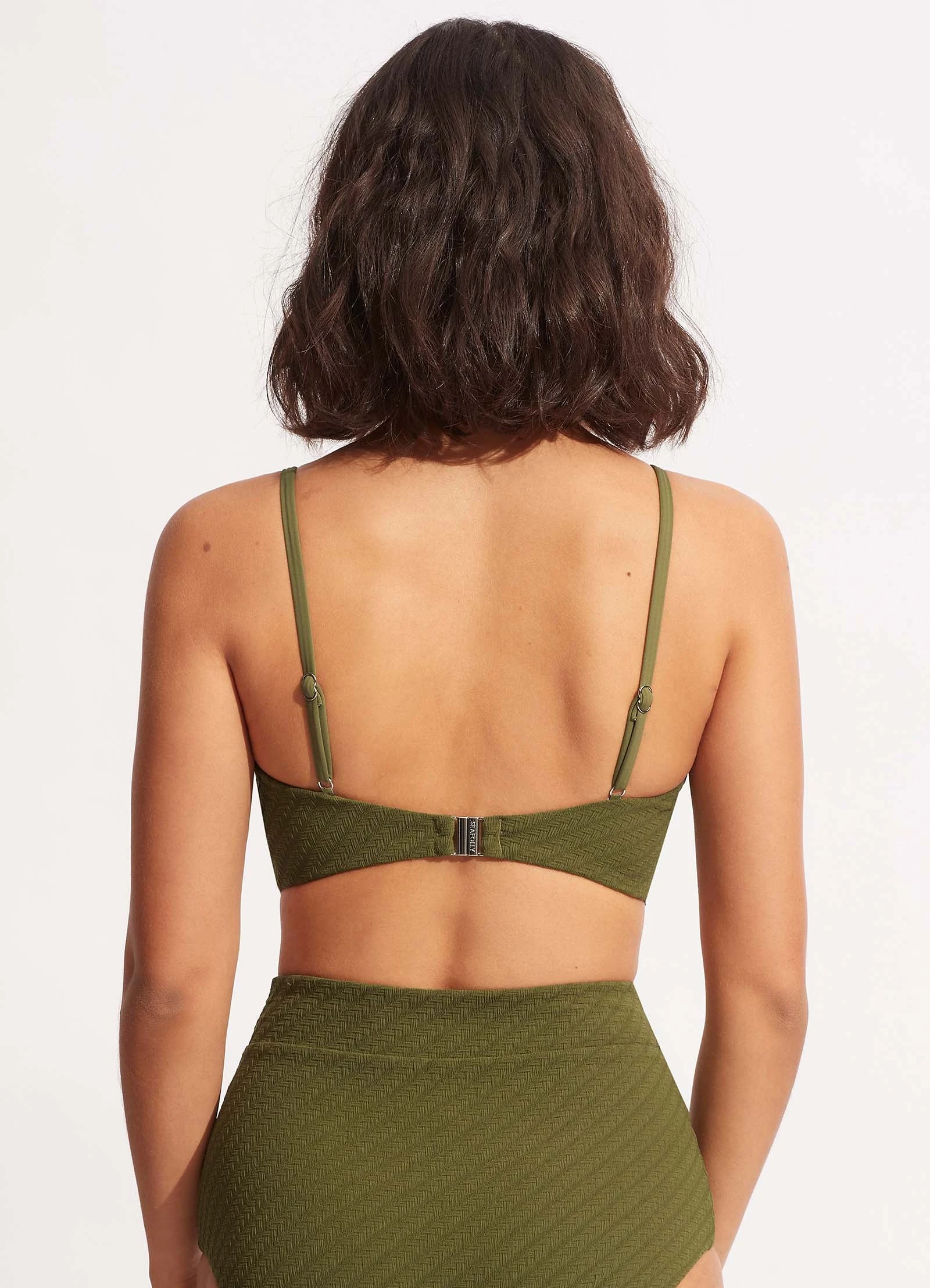 Willow Banded Bralette - Avocado 5 Willow Banded Bralette - Avocado - Image 3