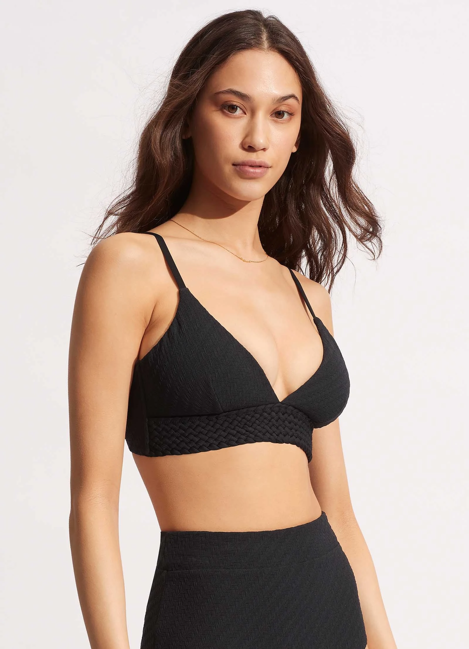 Willow Banded Bralette - Black 4 Willow Banded Bralette - Black - Image 2