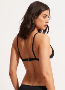 Seafolly Collective Longline Tri - Black -Outlet Seafolly Store 31329 942 Black 4