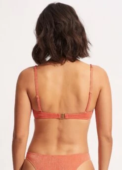 Poolside Ring Front Bralette - Pink Chintz 12 Poolside Ring Front Bralette - Pink Chintz -Outlet Seafolly Store 31369 959 PinkChintz 5