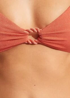 Poolside Ring Front Bralette - Pink Chintz 14 Poolside Ring Front Bralette - Pink Chintz -Outlet Seafolly Store 31369 959 PinkChintz 7