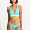 Slice Of Splice Triangle Bikini Top - Lime Burst 1 Slice Of Splice Triangle Bikini Top - Lime Burst -Outlet Seafolly Store 31407 990 Lime 20Burst 3