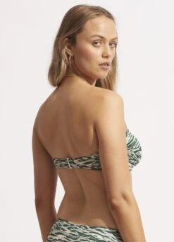 Wild At Heart DD "U" Tube - Evergreen 10 Wild At Heart DD "U" Tube - Evergreen -Outlet Seafolly Store 31409DD988 Evergreen 4