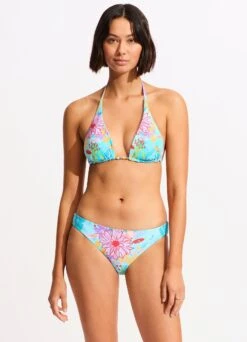 Under The Sea Reversible Slide Triangle Bikini Top - Blue Mist 10 Under The Sea Reversible Slide Triangle Bikini Top - Blue Mist -Outlet Seafolly Store 31412 061 Blue 20Mist 4