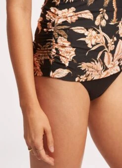 Castaway DD Cup Bandeau Tankini Top - Black 11 Castaway DD Cup Bandeau Tankini Top - Black -Outlet Seafolly Store 31417DD980 Black 5