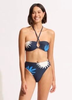 La Palma Diamond Wire Bandeau Bikini Top - True Navy 12 La Palma Diamond Wire Bandeau Bikini Top - True Navy -Outlet Seafolly Store 31449 075 True 20Navy 4