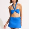 Seafolly Collective Sash Tie Front Bandeau Bikini Top - Azure 1 Seafolly Collective Sash Tie Front Bandeau Bikini Top - Azure -Outlet Seafolly Store 31466 942 Azure 3