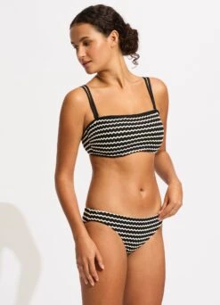 Mesh Effect Dd Tank Bikini Top - Black 9 Mesh Effect Dd Tank Bikini Top - Black -Outlet Seafolly Store 31480DD102 Black 5