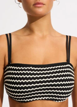 Mesh Effect Dd Tank Bikini Top - Black 11 Mesh Effect Dd Tank Bikini Top - Black -Outlet Seafolly Store 31480DD102 Black 7