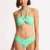 Seafolly Collective Halter Bandeau Bikini Top - Mint -Outlet Seafolly Store 33816 942 Mint 3