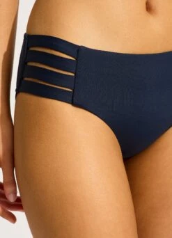 Seafolly Collective Multi Strap Hipster Pant - True Navy -Outlet Seafolly Store 40355 942 True 20Navy 7