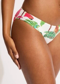 Tropica Hipster Bikini Bottom - Ecru 11 Tropica Hipster Bikini Bottom - Ecru -Outlet Seafolly Store 40473 067 Ecru 7