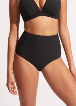 Willow High Waisted Pant - Black -Outlet Seafolly Store 40558 924 Black 3