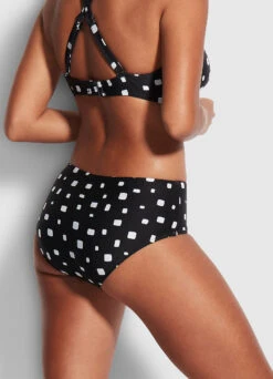 Soft Spot Wide Side Retro - Black 10 Soft Spot Wide Side Retro - Black -Outlet Seafolly Store 40586 896 Black 4