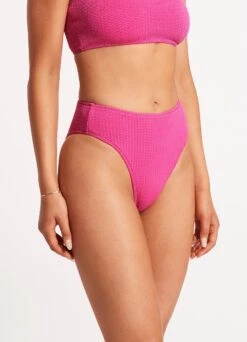 Sea Dive High Rise Pant - Fuchsia Rose -Outlet Seafolly Store 40609 861 FuchsiaRos 3
